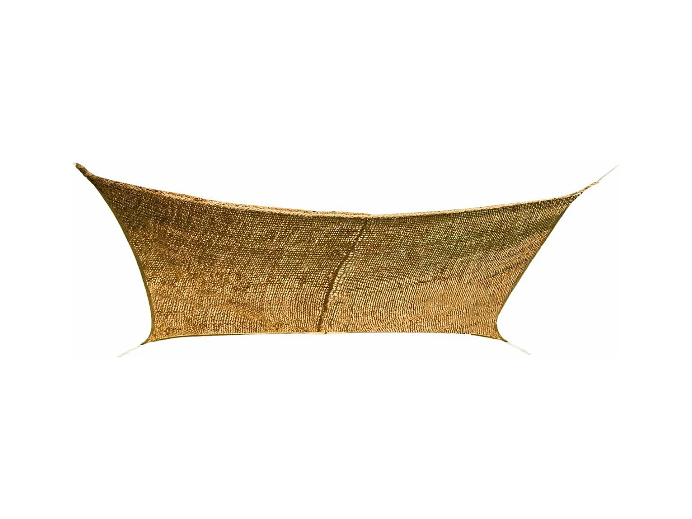 Voile d'ombrage rectangulaire en fibre de coco 3 x 2 m