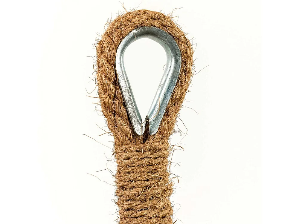 Voile d'ombrage rectangulaire en fibre de coco 3 x 2 m