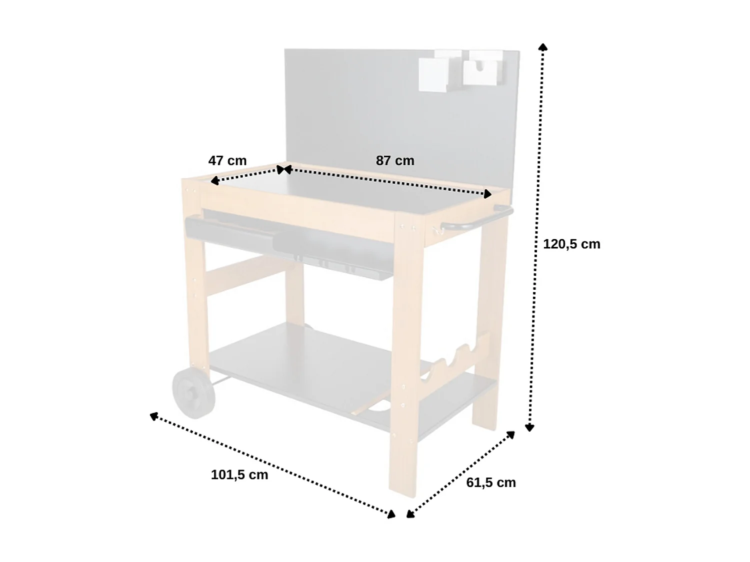 HALONG dressoir voor bakplaat
