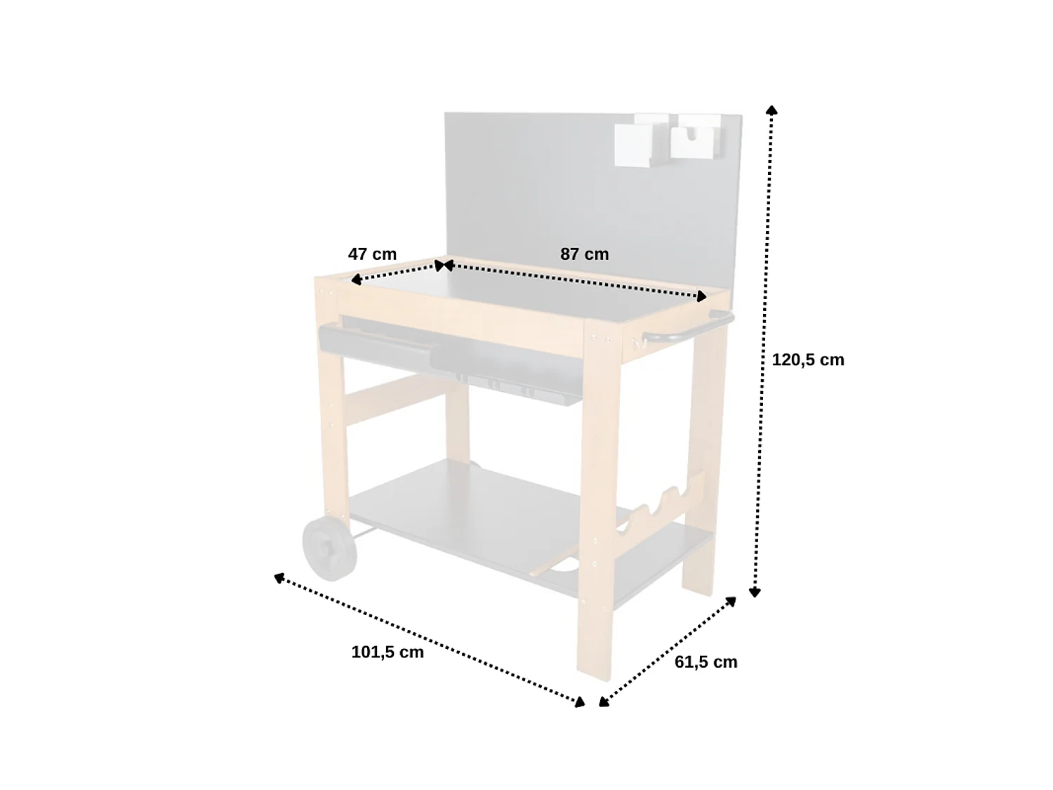 HALONG dressoir voor bakplaat