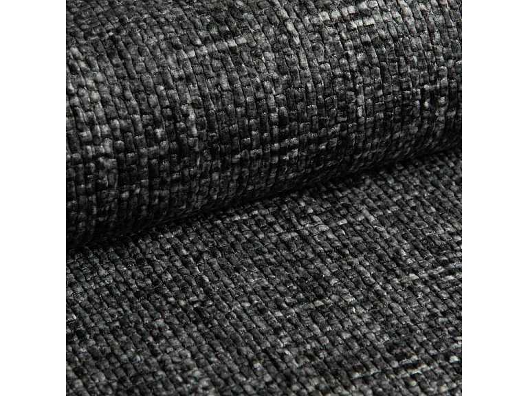 Canapé U convertible 4 places avec coffre Lazare Gris foncé