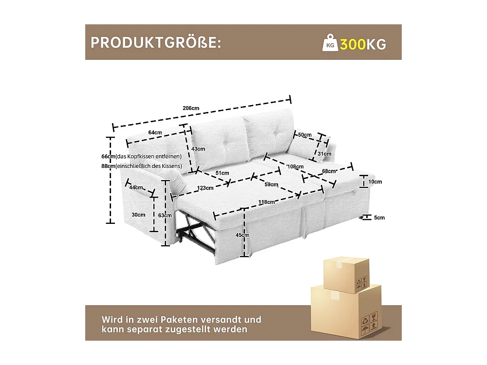 Canapé convertible multifonctionnel avec rangement et lit gigogne avec chaise longue interchangeable canapé modulable en L noir