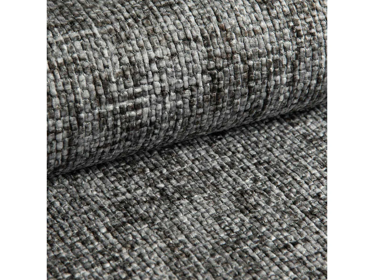 Canapé d'angle réversible et convertible 3 places avec coffre Lazare Gris