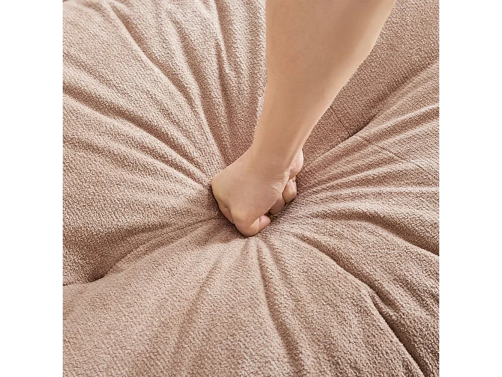 Canapé modulaire canapé d'angle tissu velours et design grand nuage 5 places rembourrage 100 % mousse à mémoire de forme construction robuste kaki