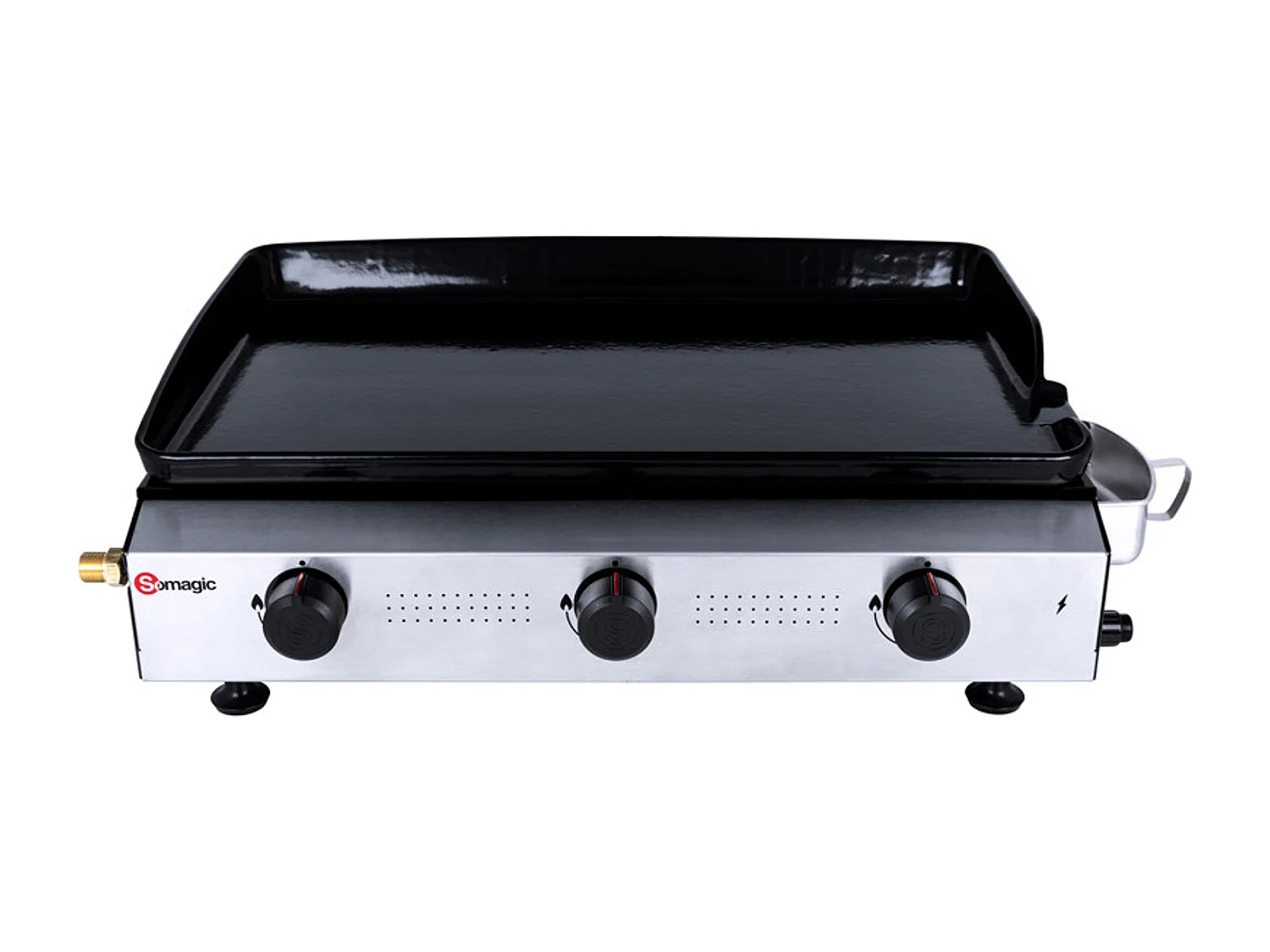 Plancha à gaz à poser 3 brûleurs ANETO - SOMAGIC