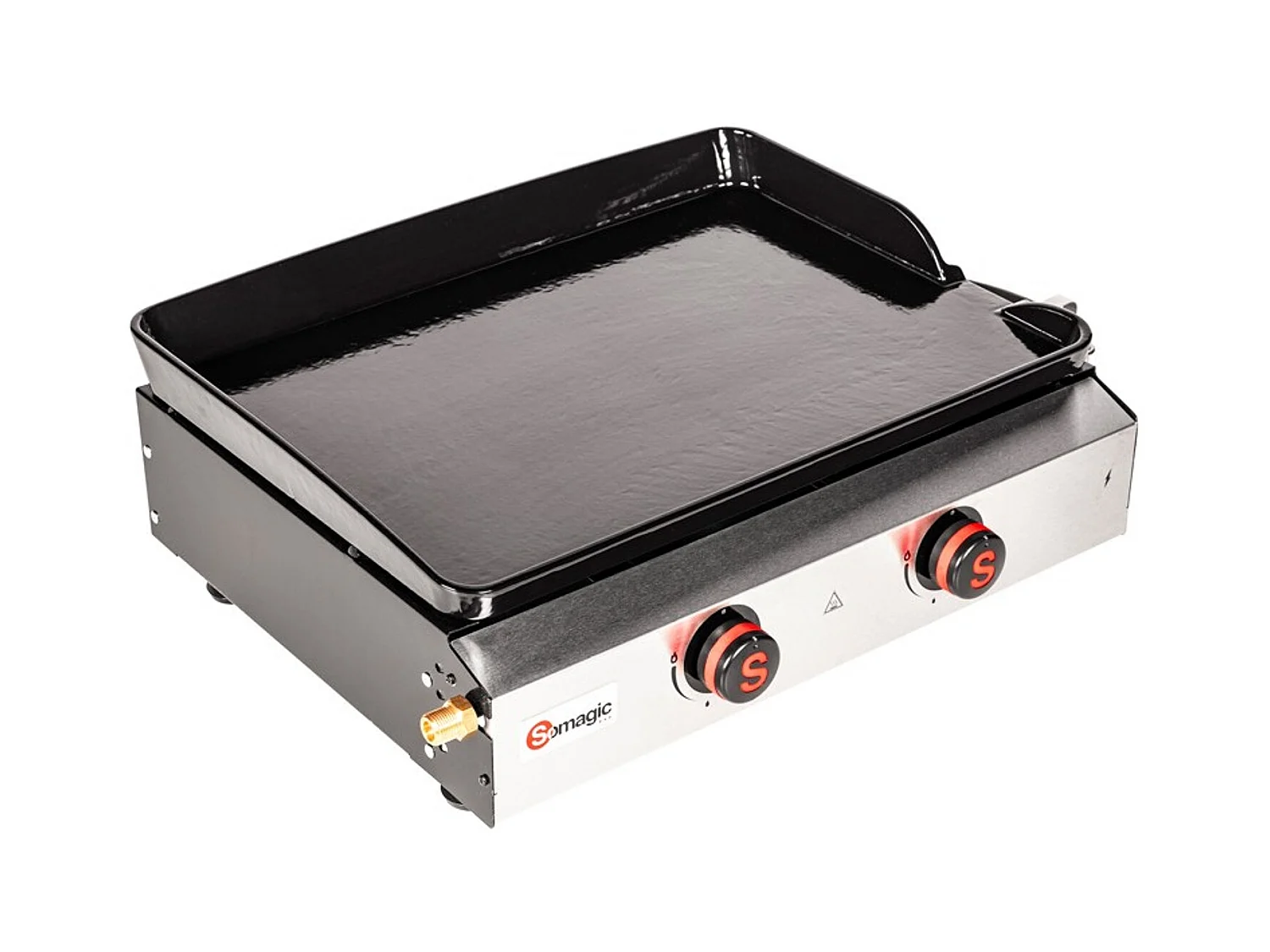 2 pits gas bakplaat DONASTIA