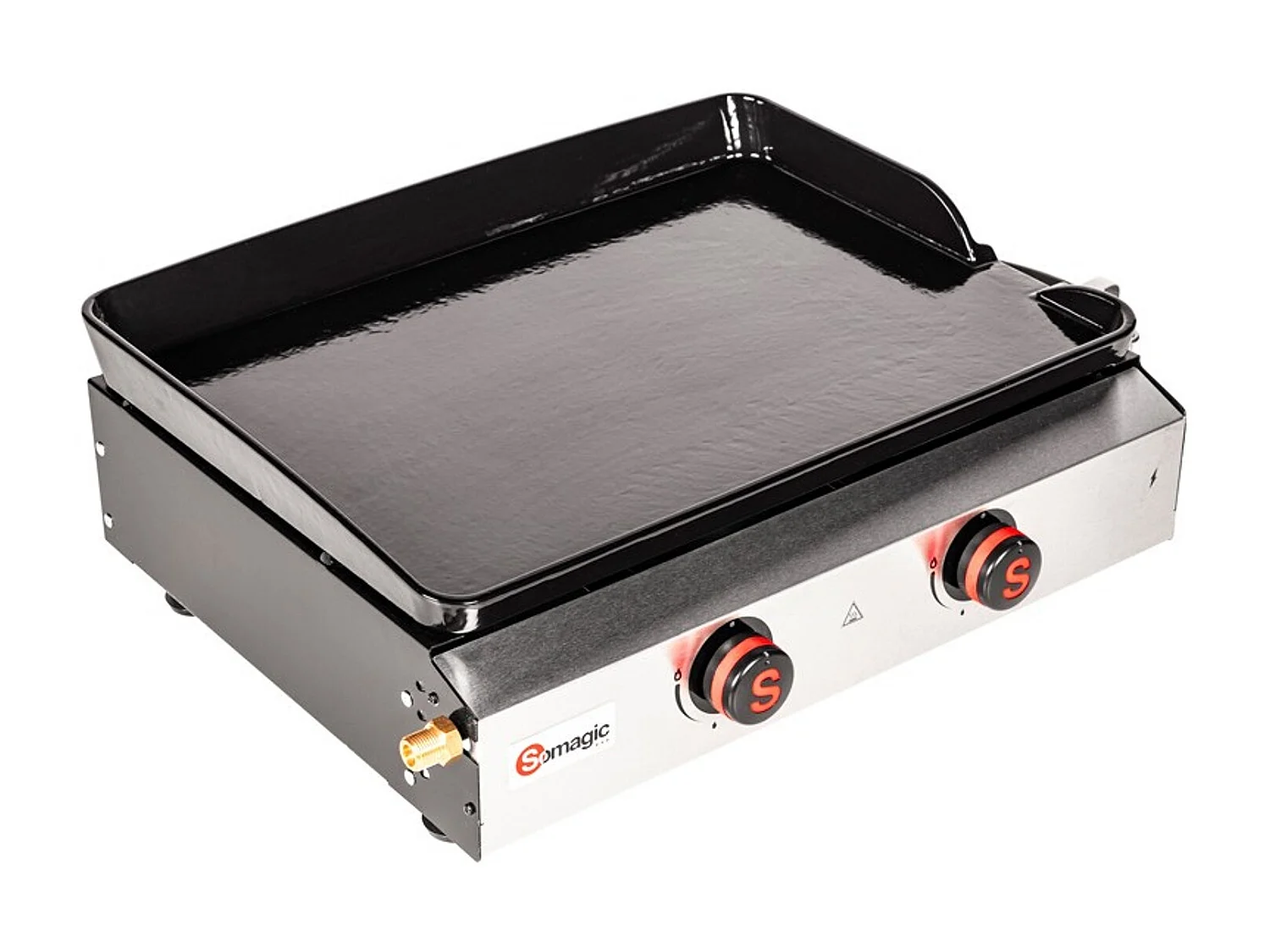 2 pits gas bakplaat DONASTIA