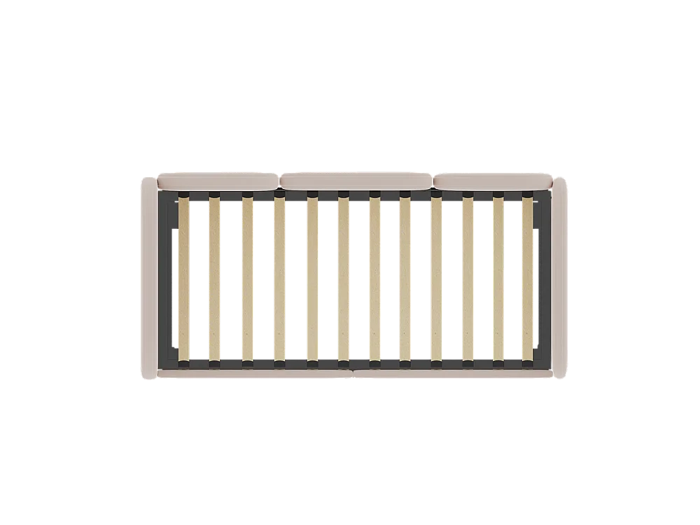 Lit gigogne 90x200 lit de jour double avec tiroirs de rangement lit rembourré en velours rose