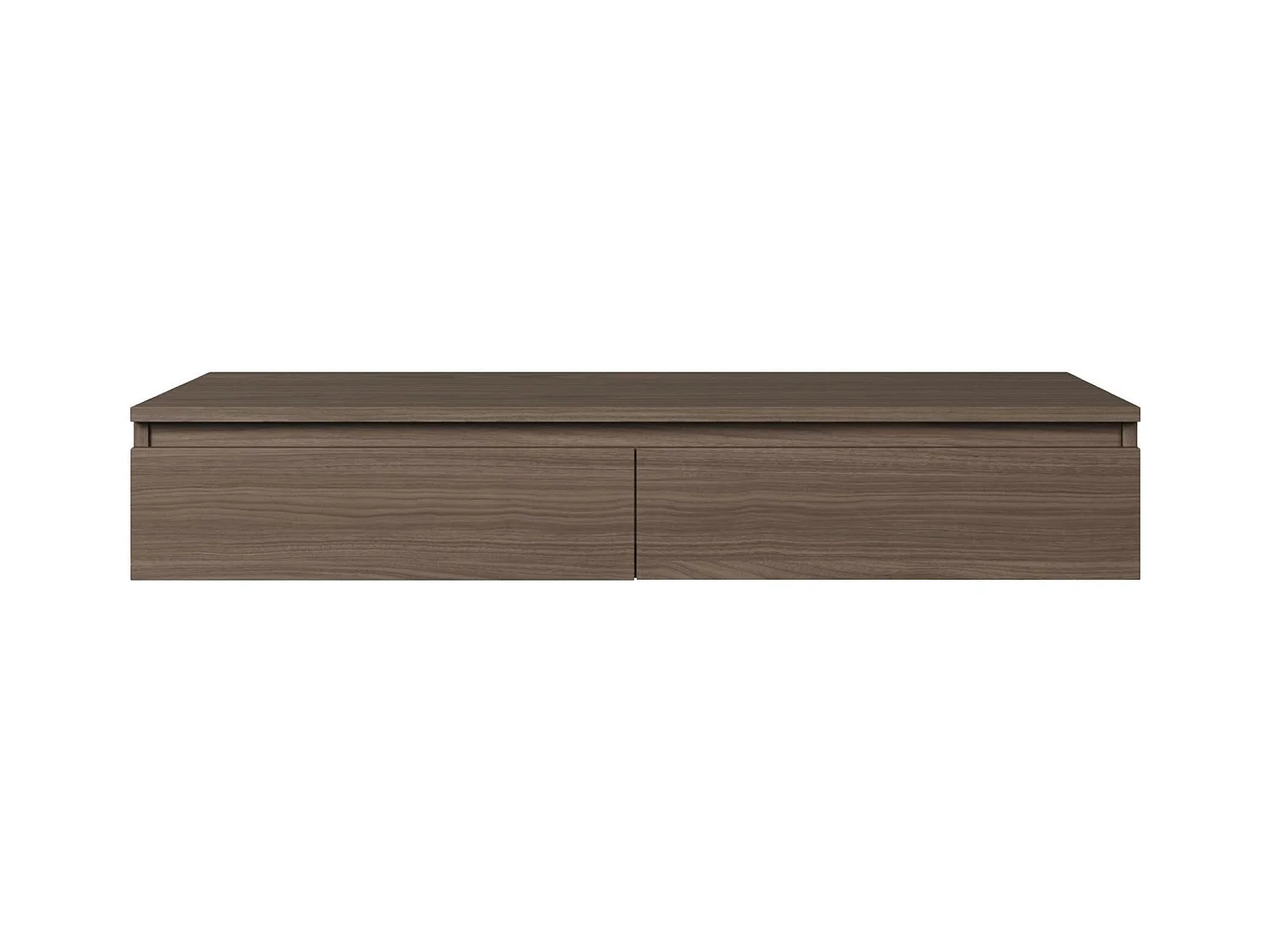 Coiffeuse avec bureau 2 tiroirs - 120 cm - noyer du Wisconsin- BEMMI