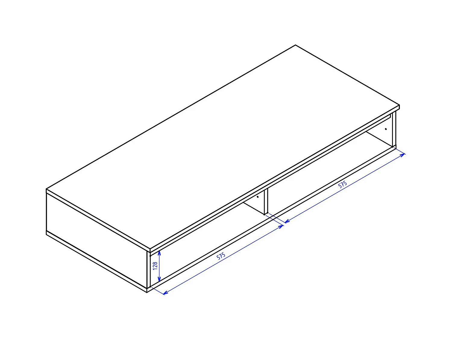 Coiffeuse avec bureau 2 tiroirs - 120 cm - noyer du Wisconsin- BEMMI