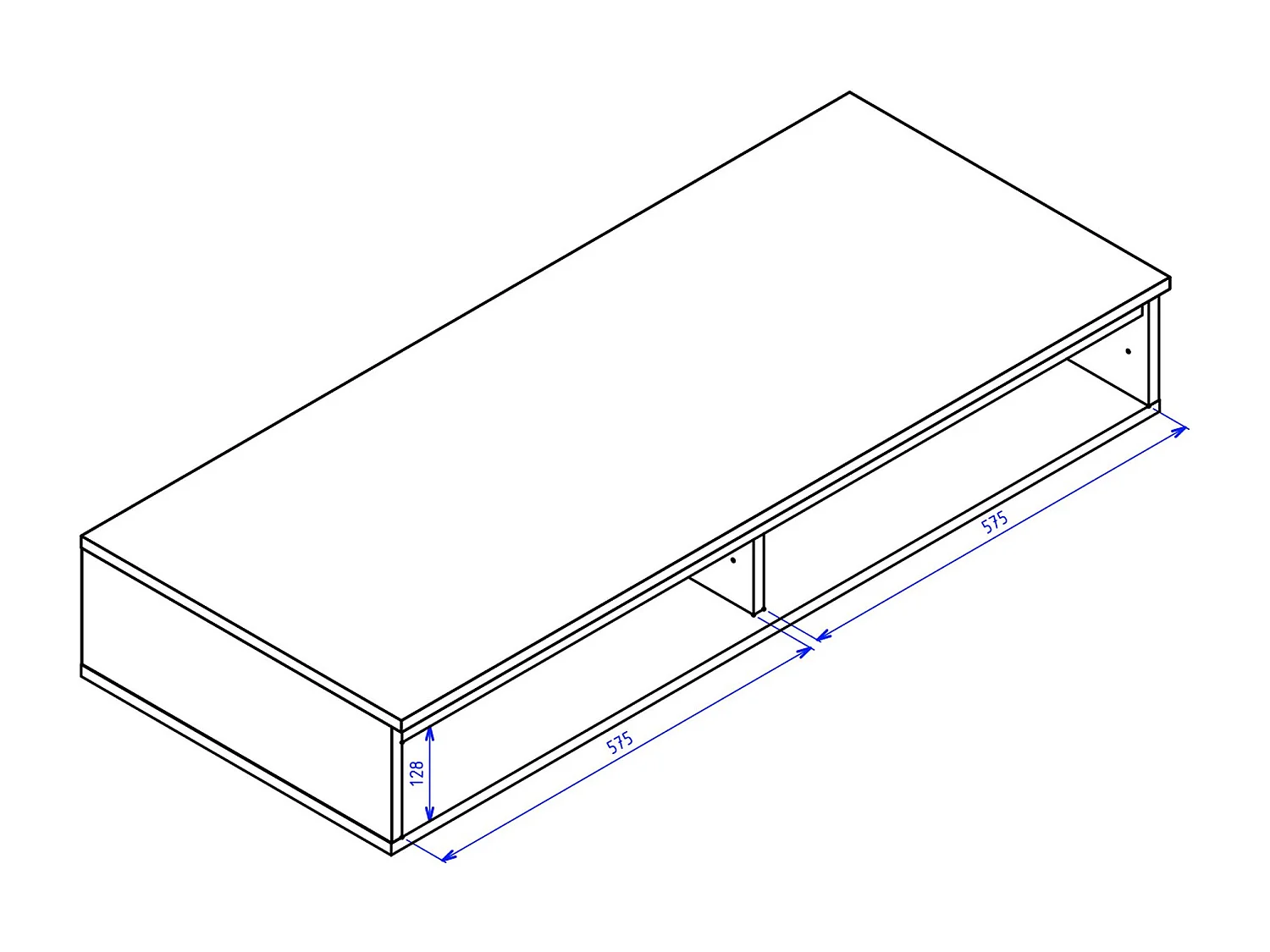 Coiffeuse avec bureau 2 tiroirs - 120 cm - chêne de Lindberg- BEMMI