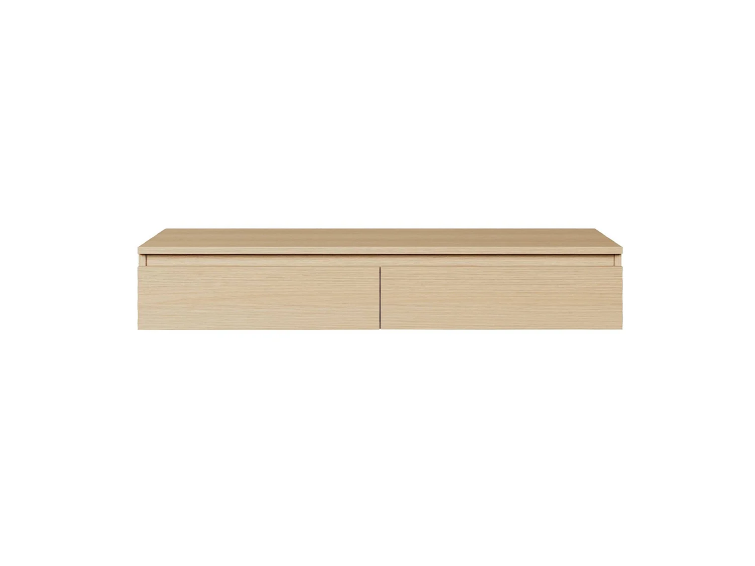 Coiffeuse bureau avec 2 tiroirs - 120 cm - chêne de Lindberg- BEMMI
