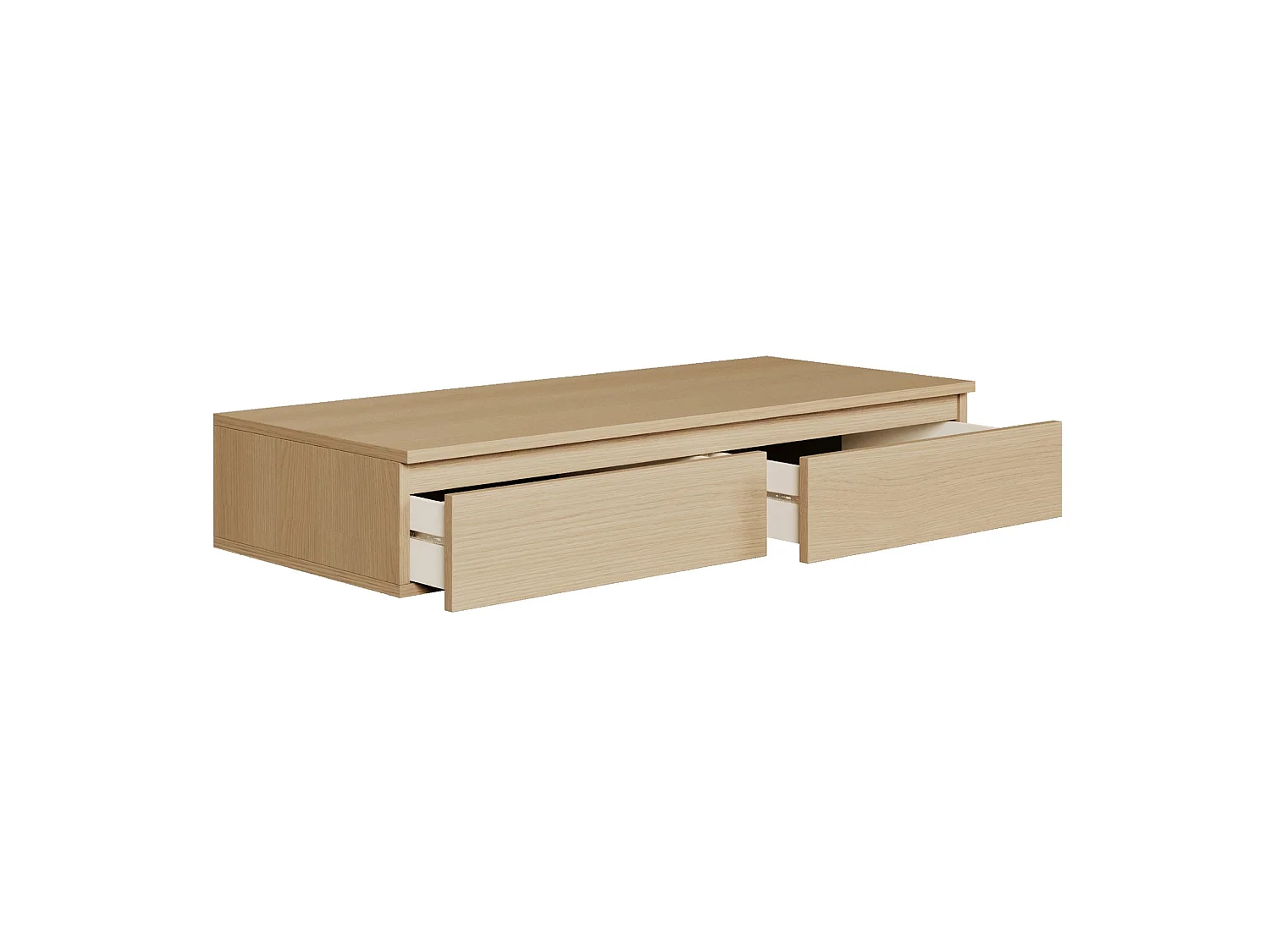 Tocador con scrivania e 2 cassetti -120 cm -rovere di Lindberg -BEMMI