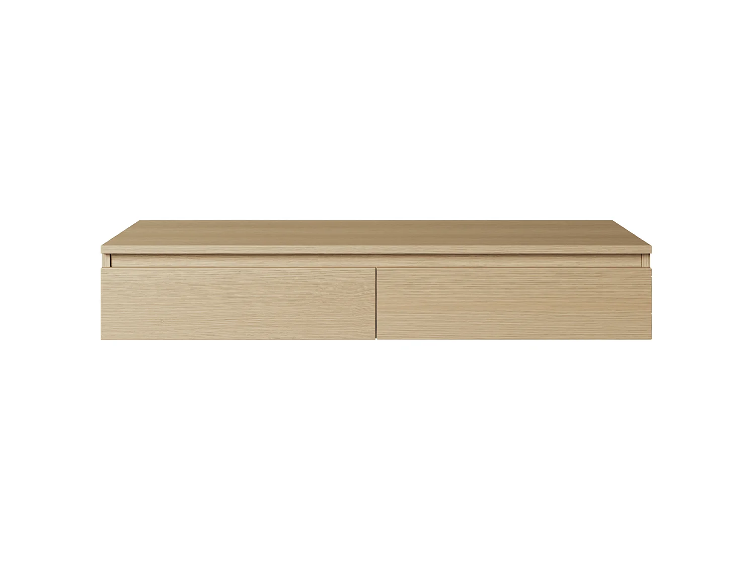 Tocador con scrivania e 2 cassetti -120 cm -rovere di Lindberg -BEMMI