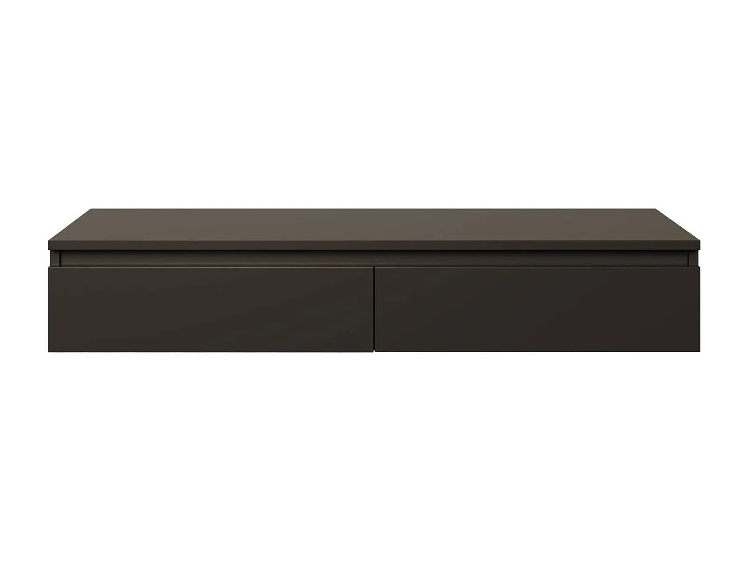 Coiffeuse avec bureau 2 tiroirs - 120 cm - noir- BEMMI