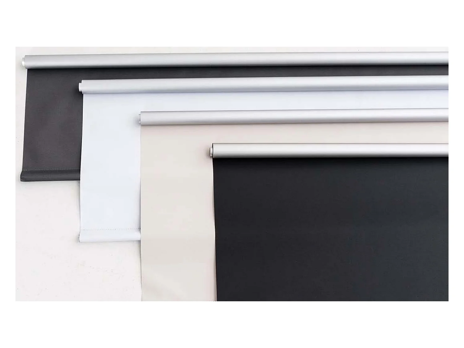 Store enrouleur - Tissu - Gris - PP3