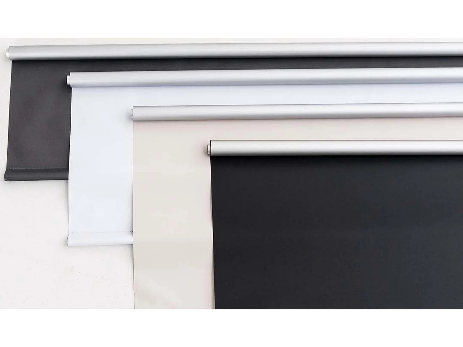 Store enrouleur - Tissu - Noir - PP3