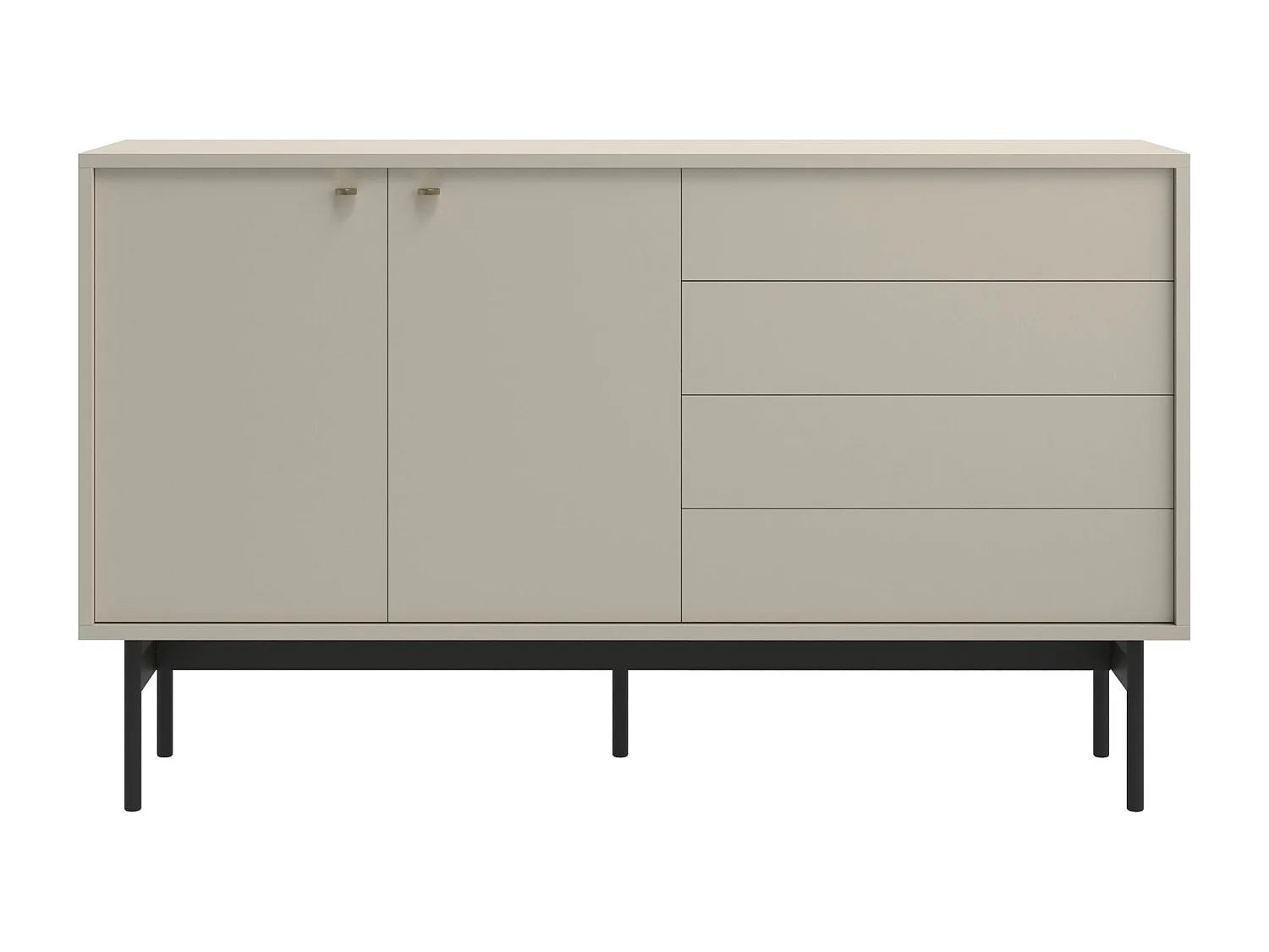 Sideboard mit 4 Schubladen - Greige - 154 cm - OLAR