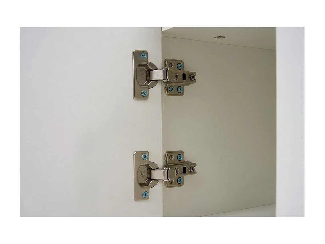 Table basse avec mécanisme de levage moderne double espace de rangement caché blanc