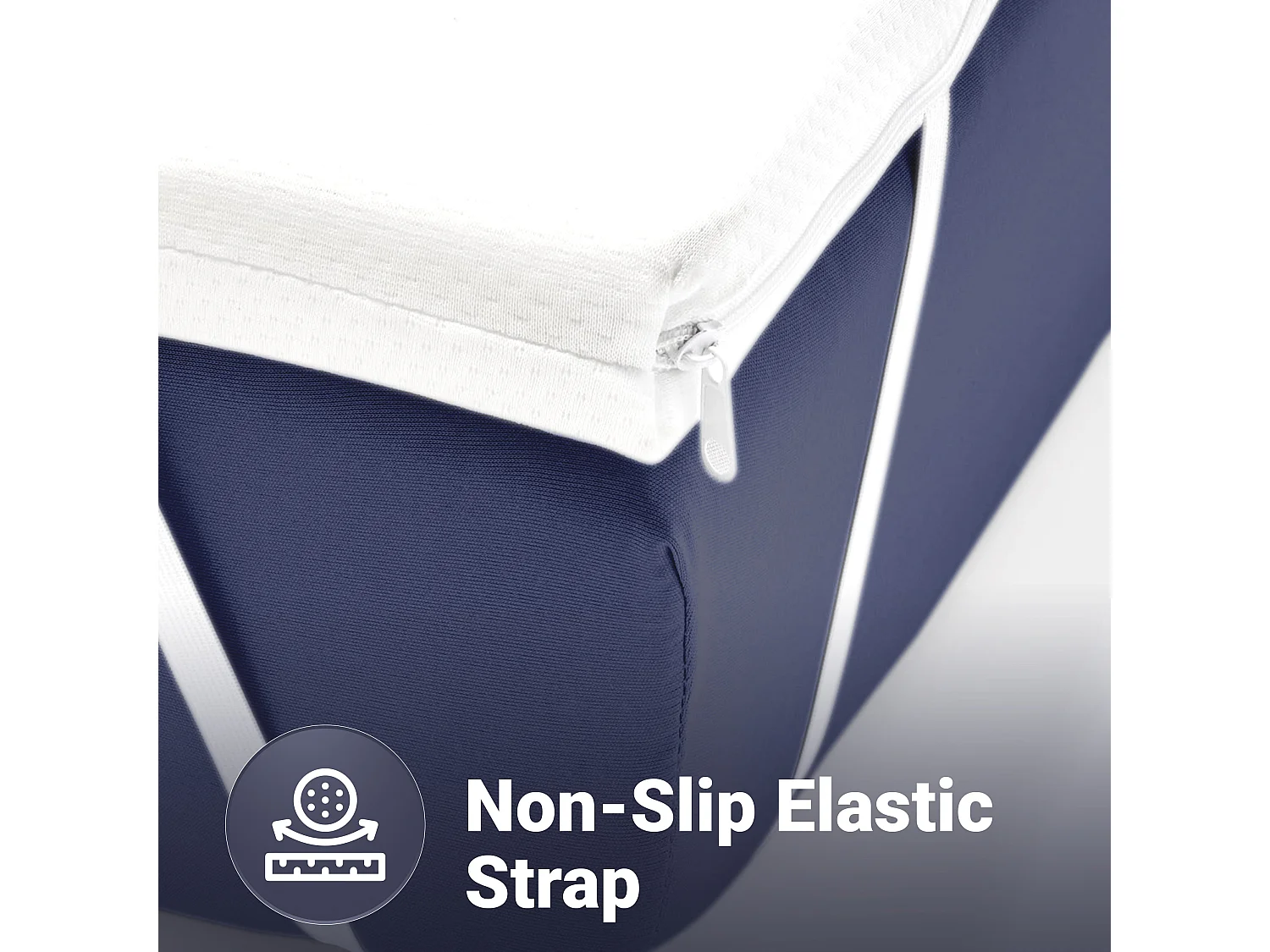 Topper de Látex Natural 90x200 | Bambú transpirable, desenfundable