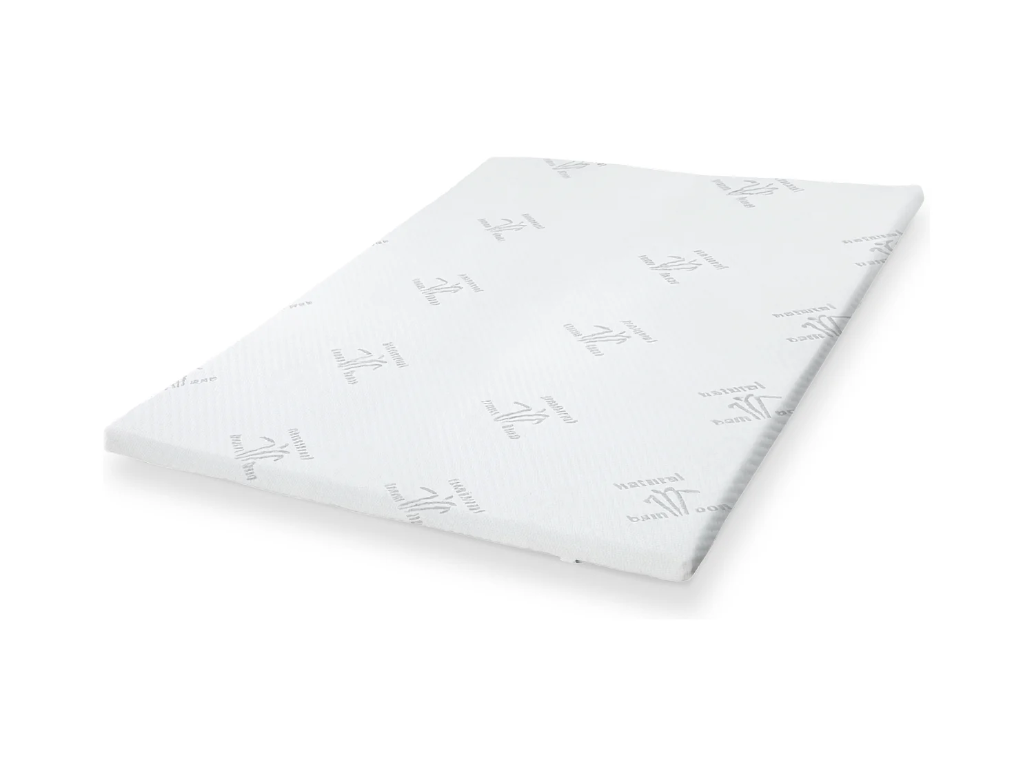 The White Stone Topper 160 x 200 cm | Correcteur de Matelas Ergonomique | Rembourrage en Ouate Soft | Hauteur 5 cm | Tissu Respirant, Antiallergique