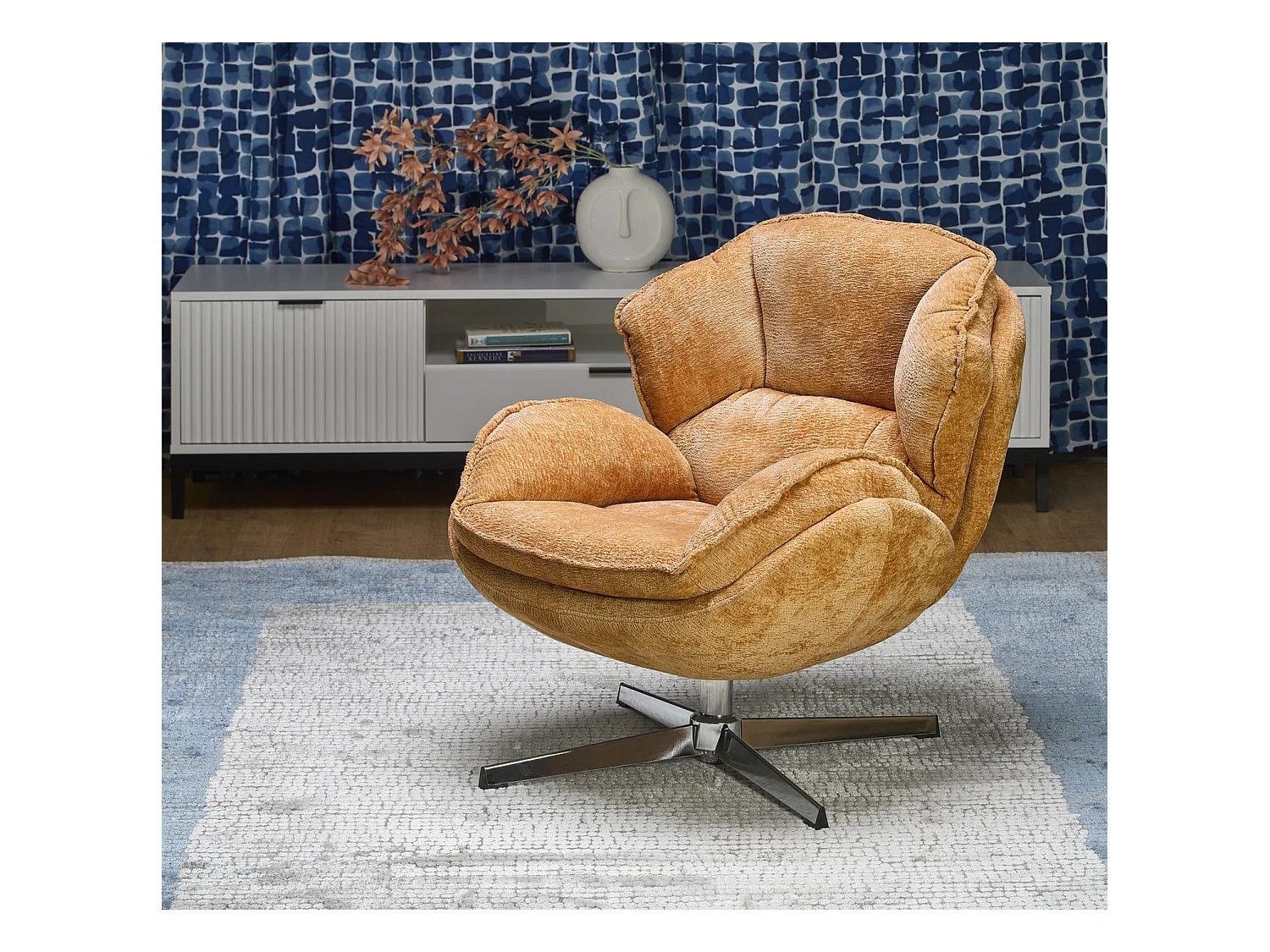 Sessel Guido/Stoffbezug/Orange