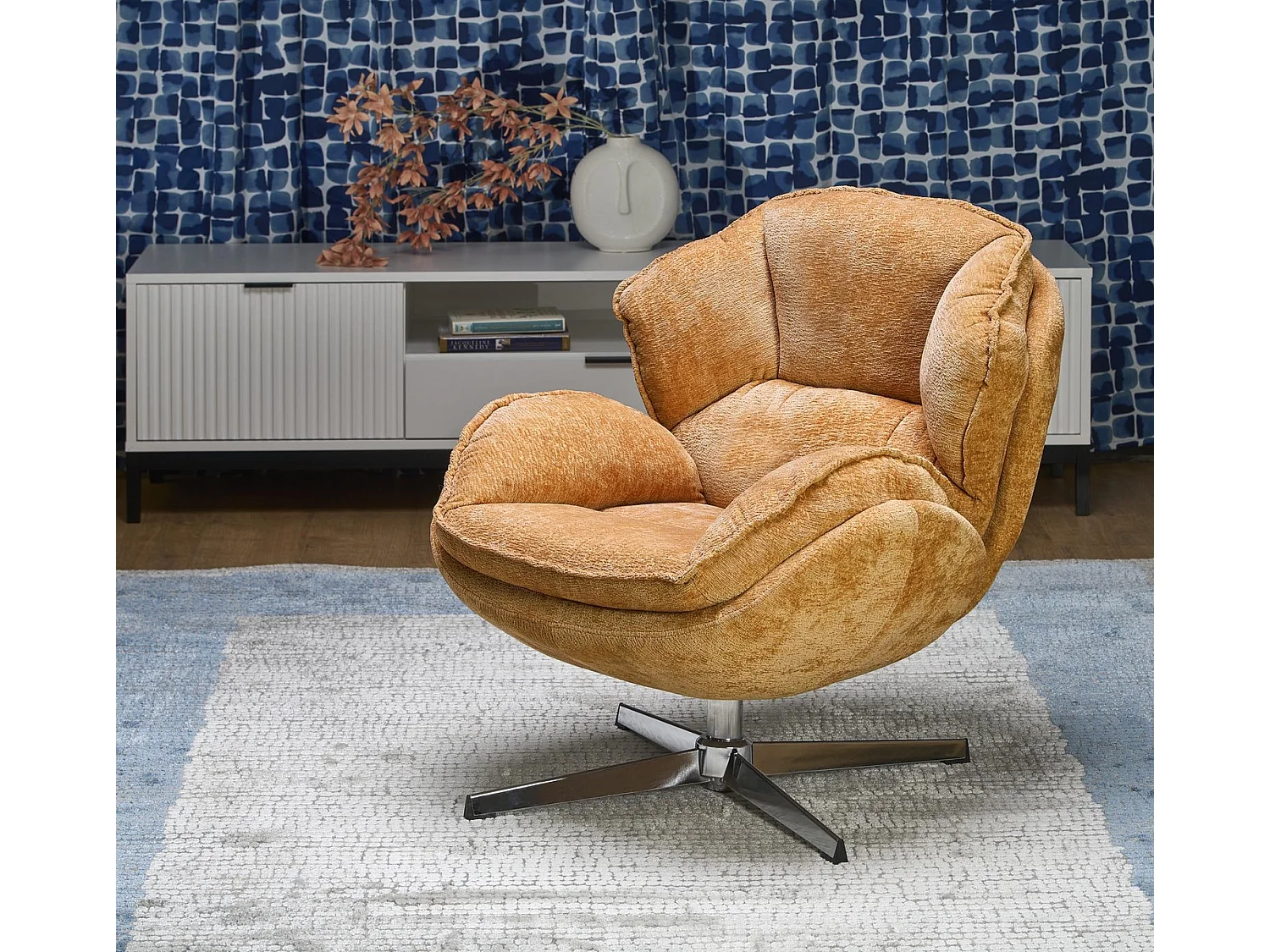 Sessel Guido/Stoffbezug/Orange