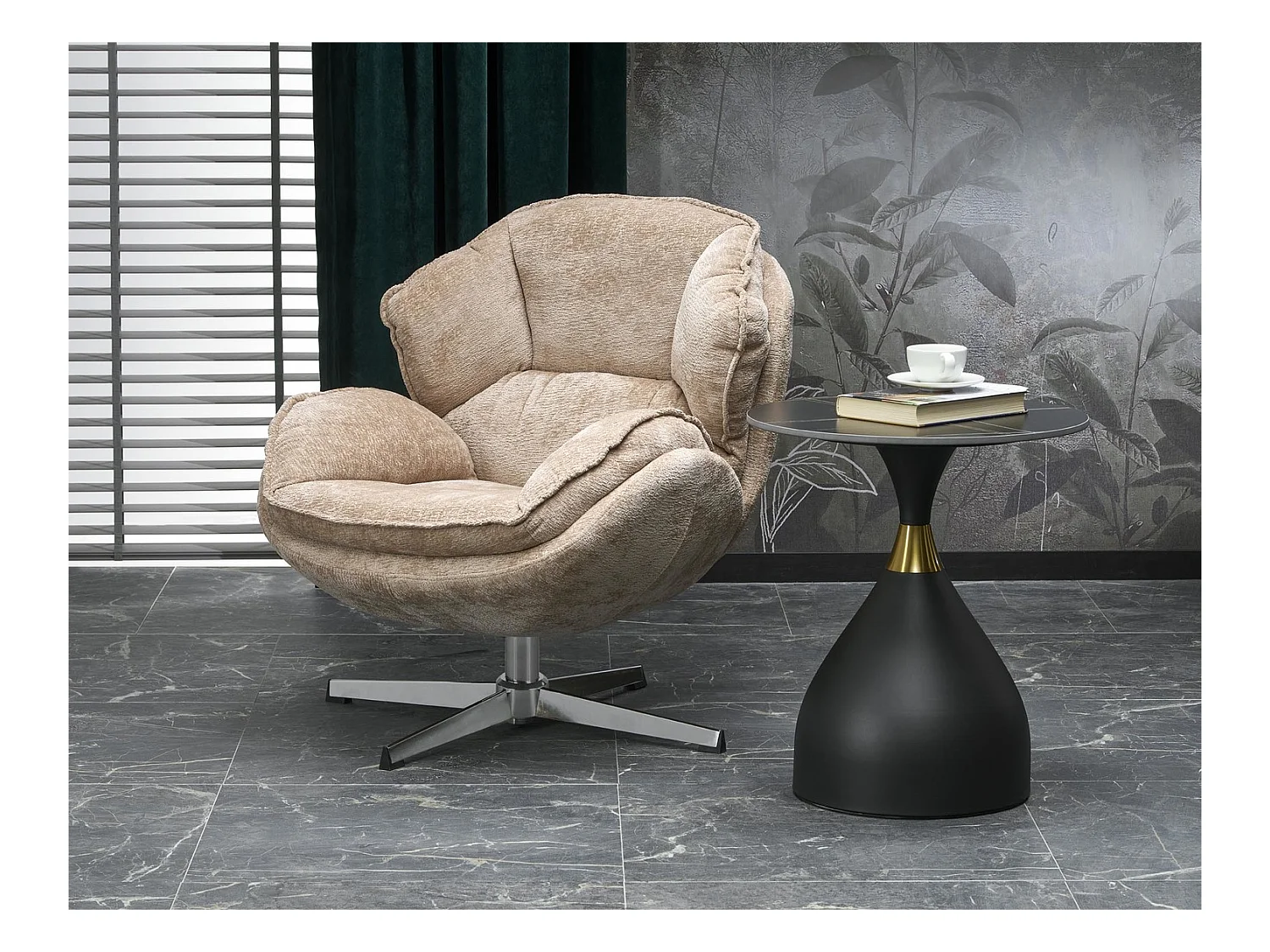 Poltroncina Guido/Tessuto/Beige
