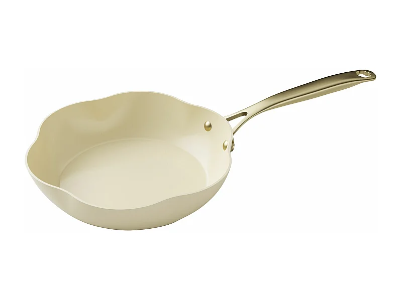 Menastyl - Poele Dahlia 28cm En Aluminium Recycle Beige