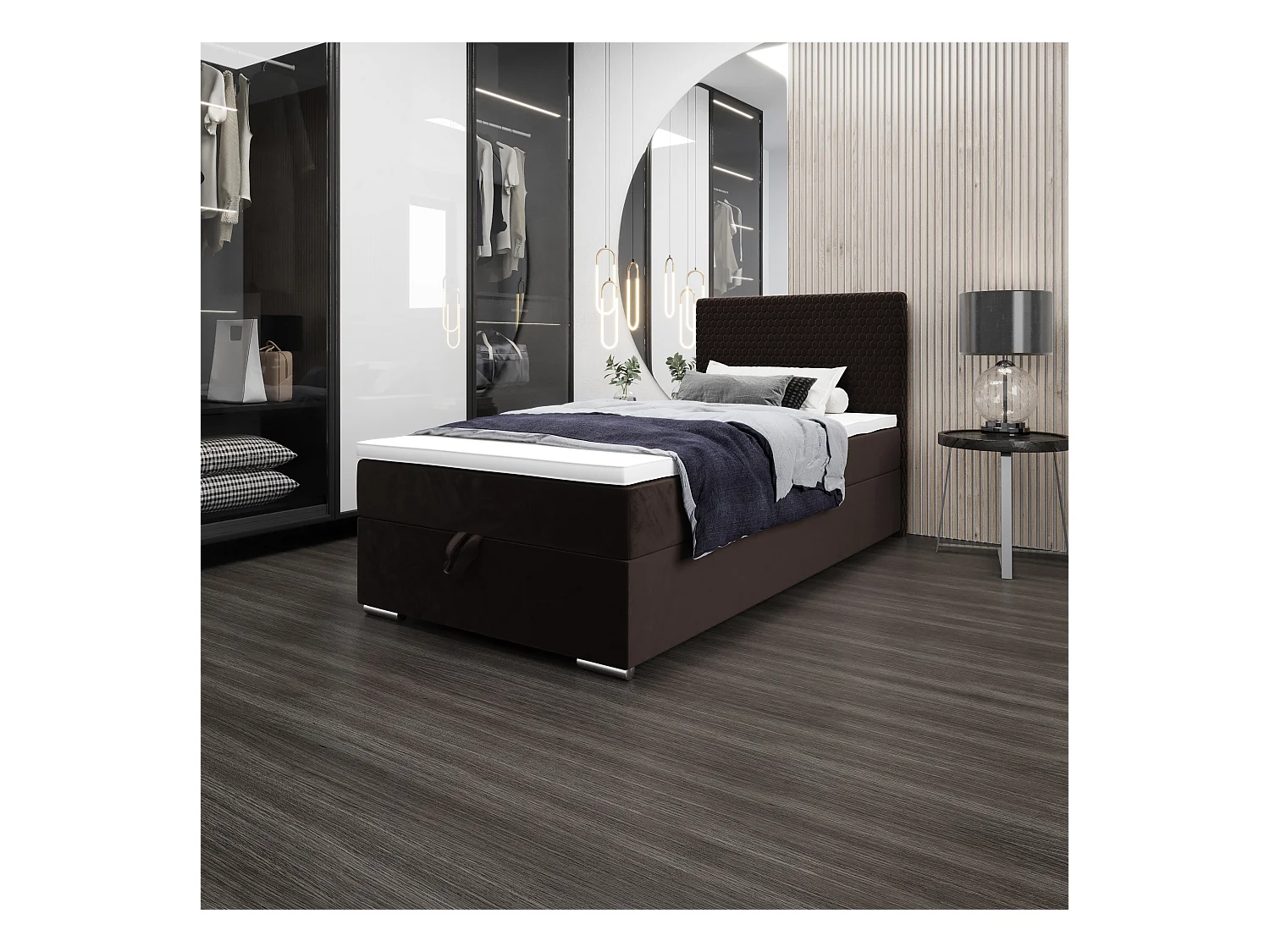 Boxspringbett HONEY 90x200 Riviera 28