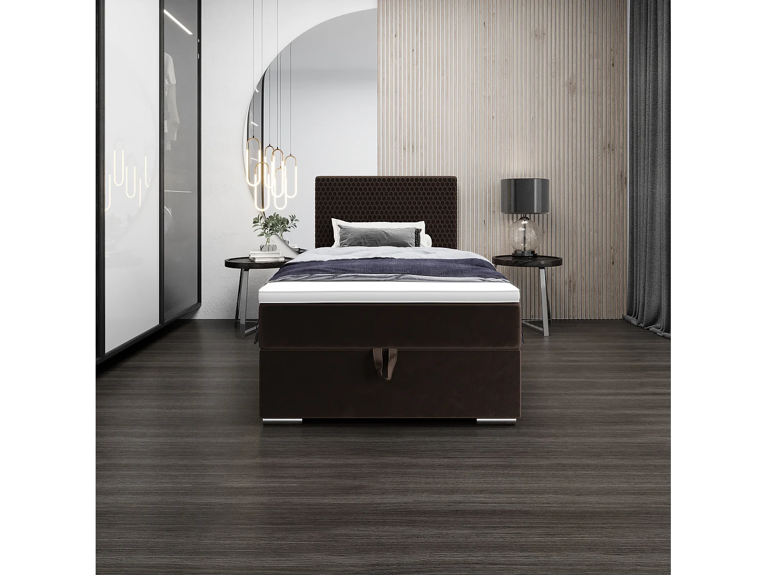 Boxspringbett HONEY 90x200 Riviera 28