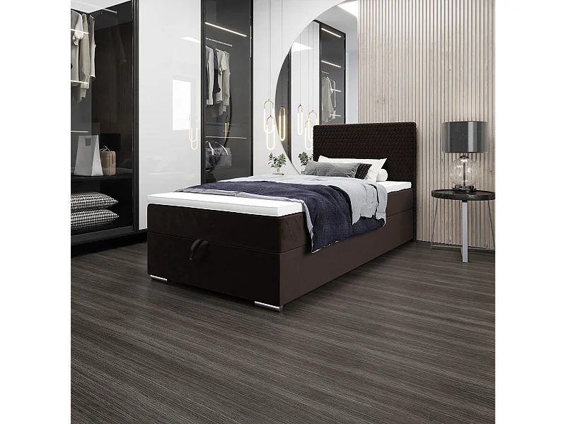 Łóżko kontynentalne HONEY 90x200 Riviera 28