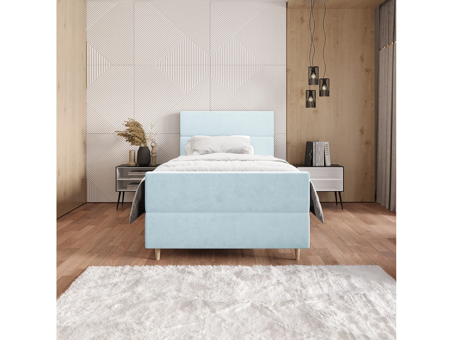 Boxspringbett FLO Plus 90x200 Itaka 13