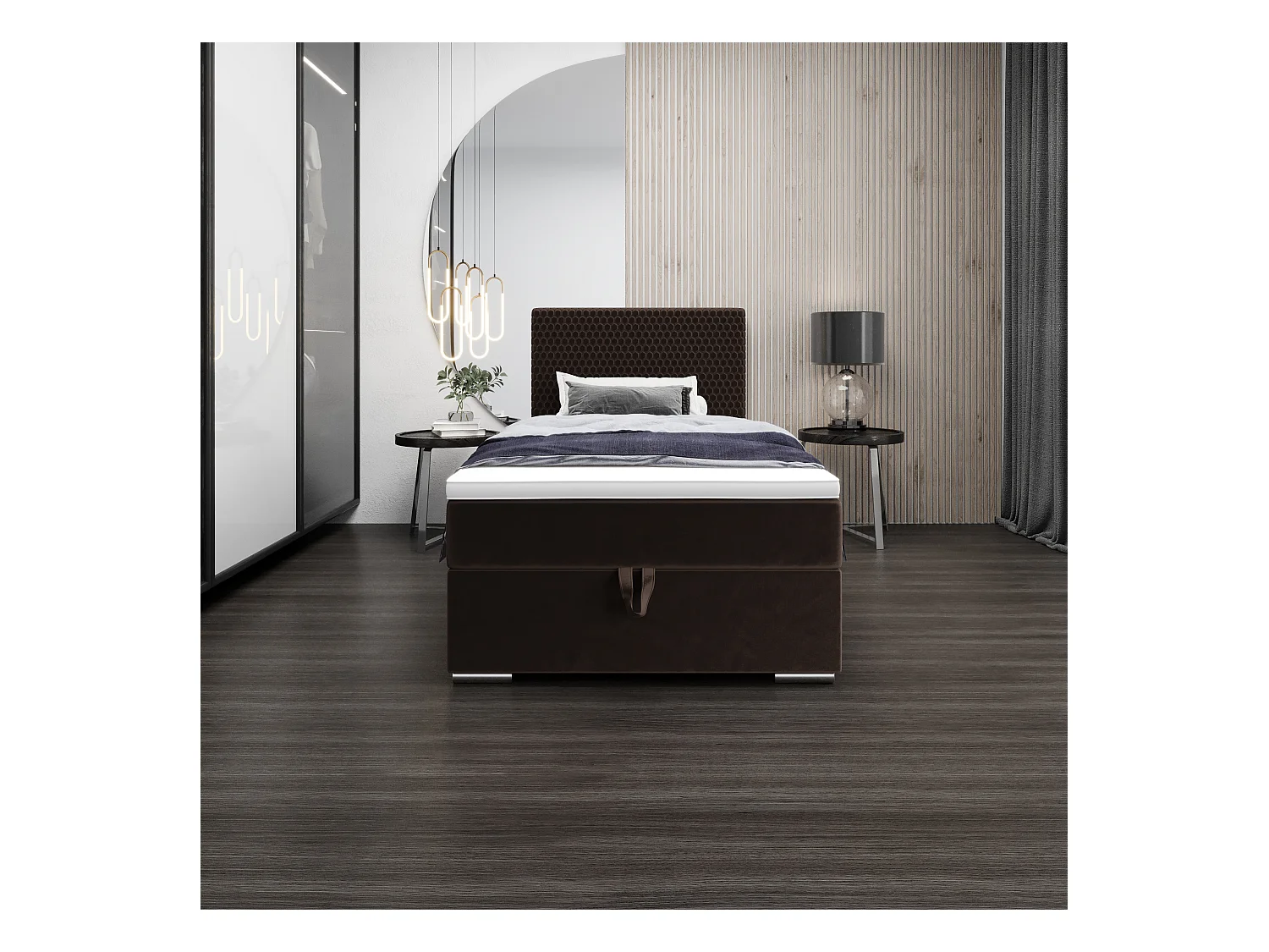 Boxspringbett HONEY 100x200 Riviera 28