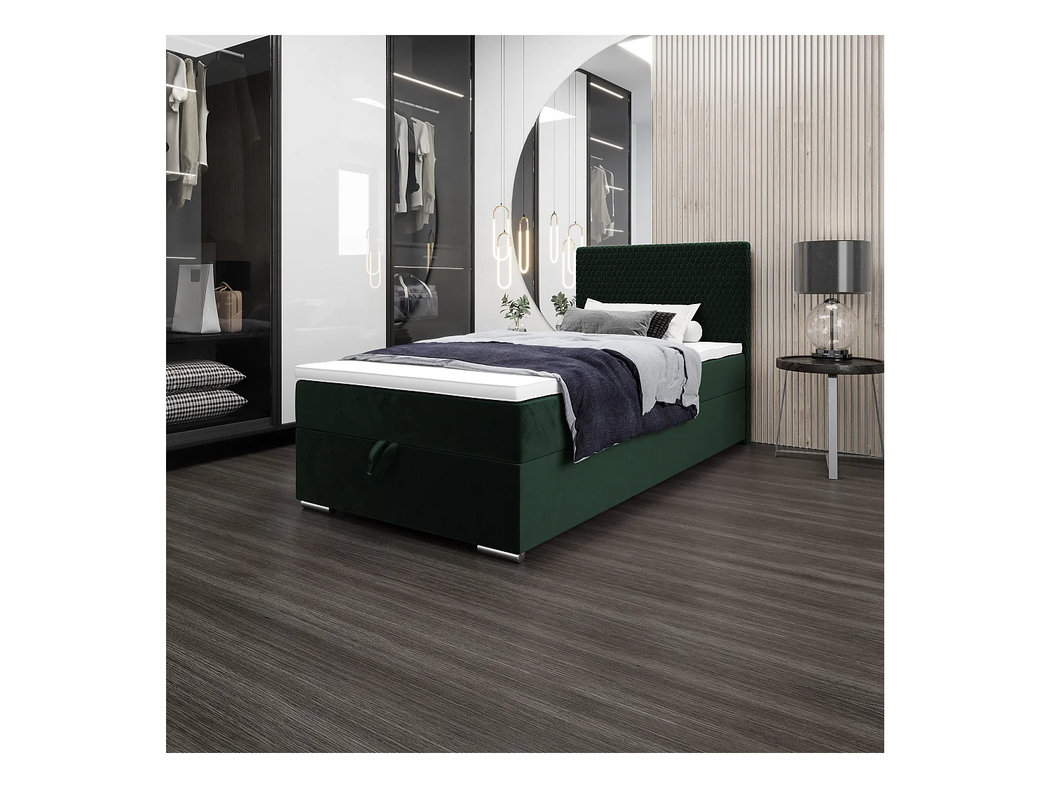 Boxspringbett HONEY 100x200 Riviera 38