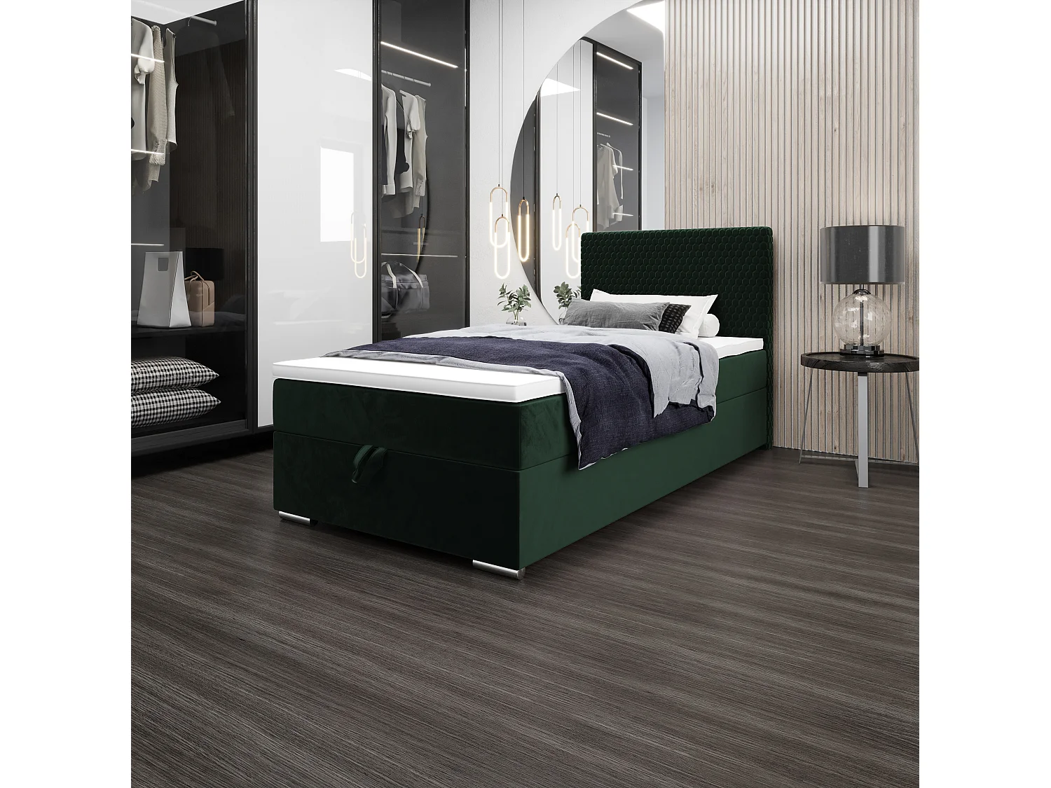 Boxspringbett HONEY 100x200 Riviera 38