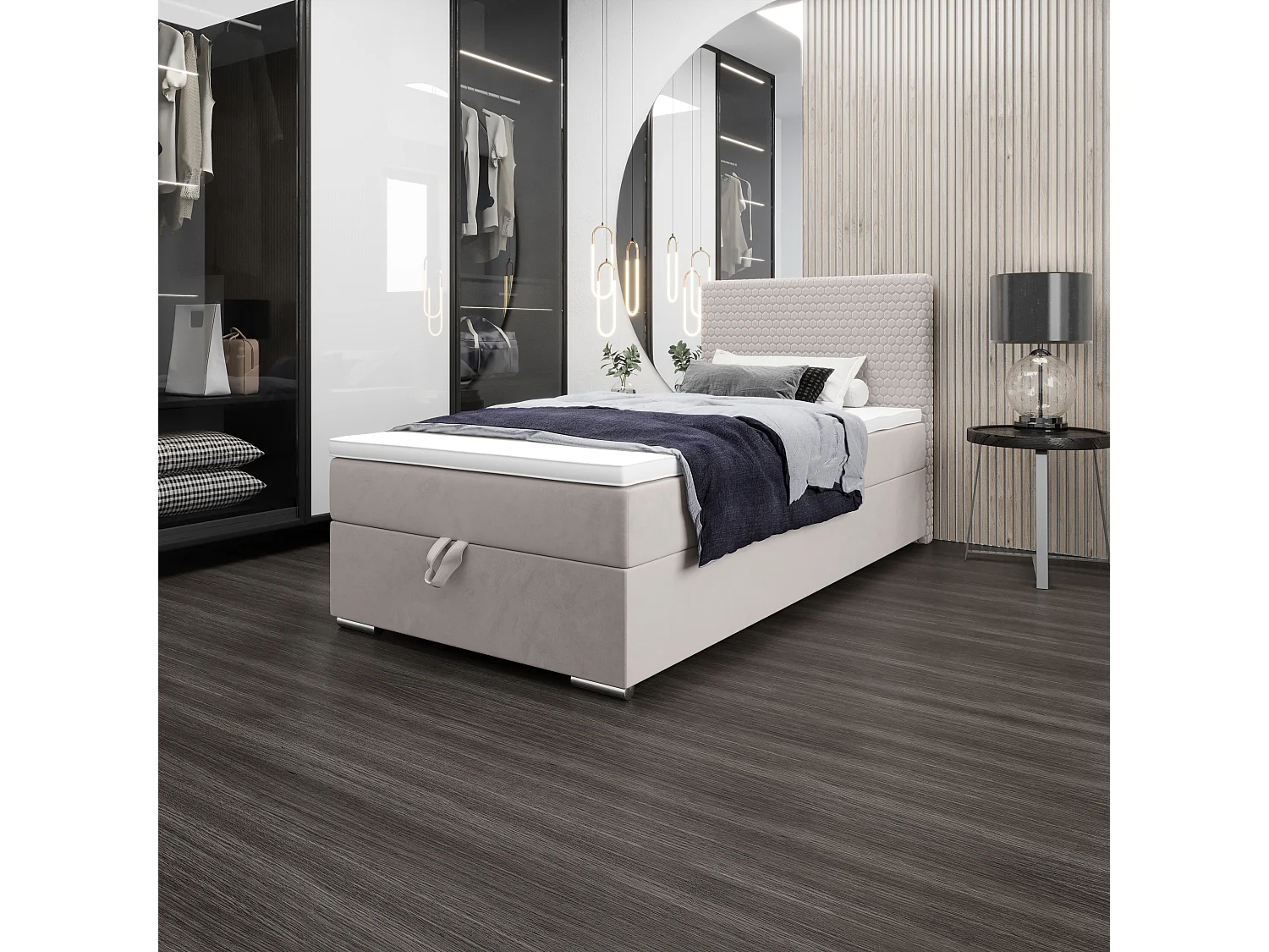 Boxspringbett HONEY 90x200 Riviera 21