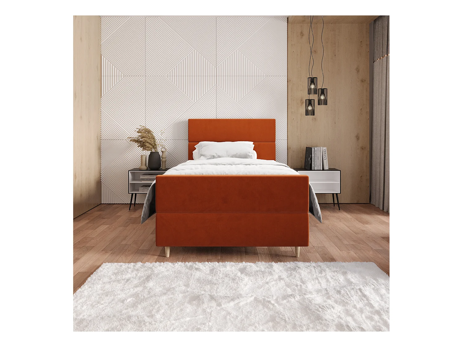 Boxspringbett FLO Plus 100x200 Itaka 01