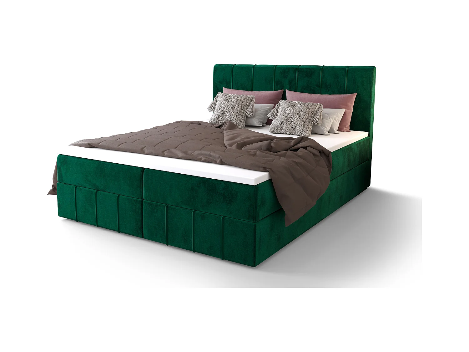 Łóżko kontynentalne BAHAMA 200x200 Monolith 37