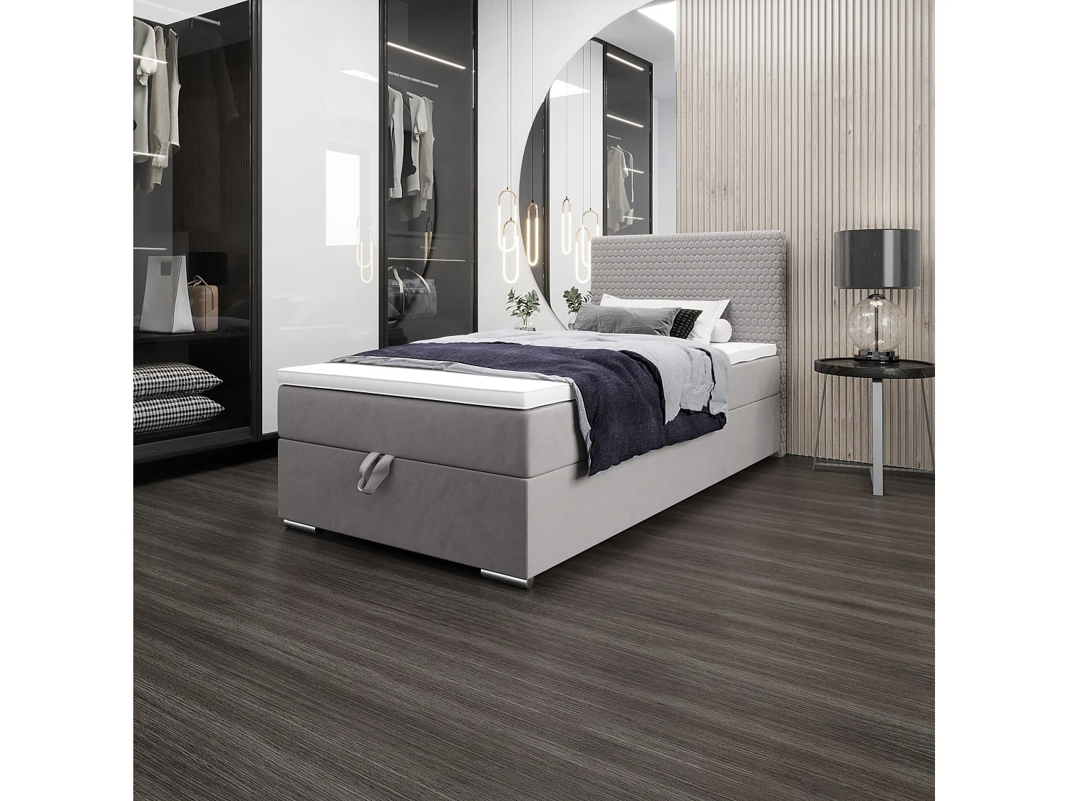 Boxspringbett HONEY 100x200 Riviera 91