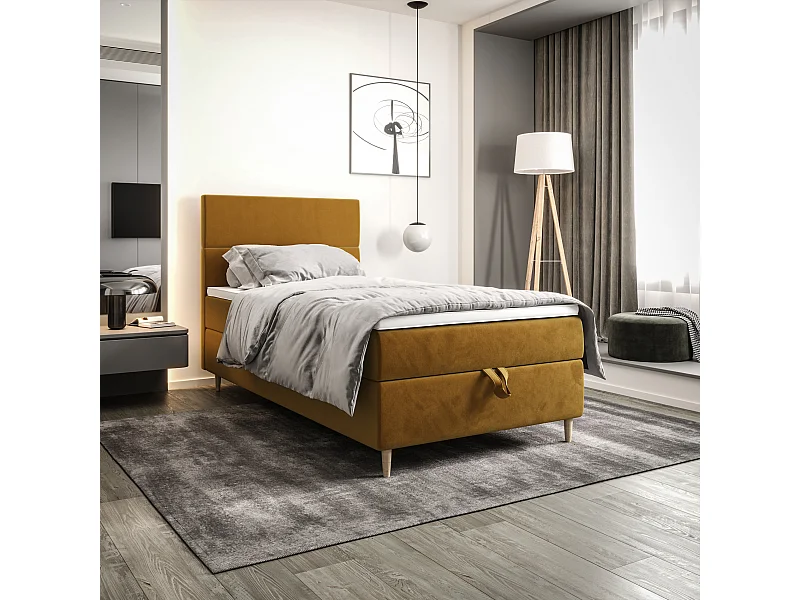 Łóżko kontynentalne FLO 90x200 Itaka 33