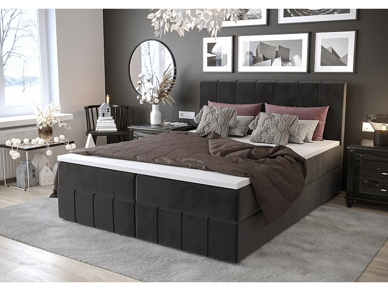 Boxspringbett BAHAMA 180x200 Monolith 97