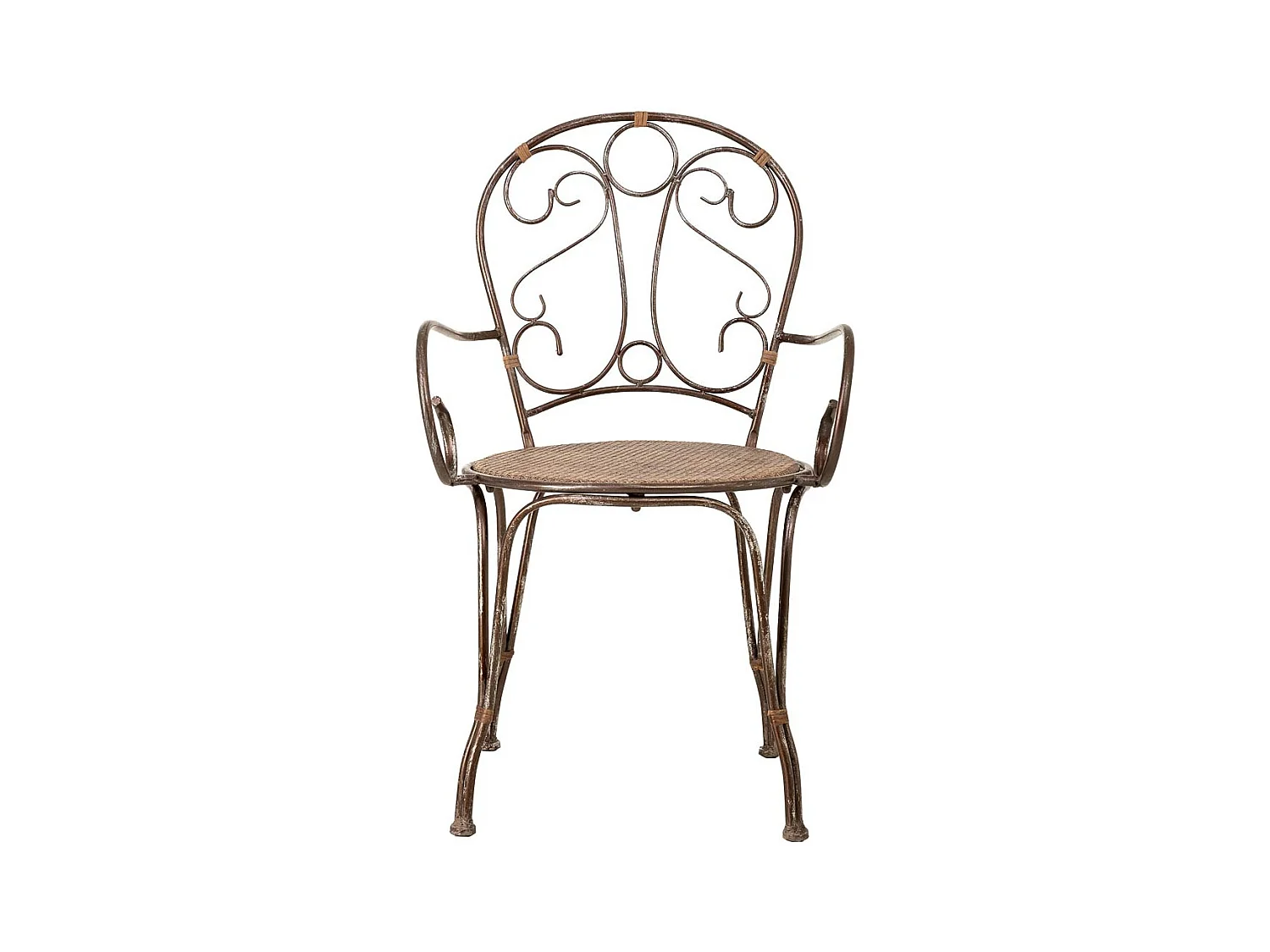 Cadeira em metal 52,7x50,1x45/92,7h cm