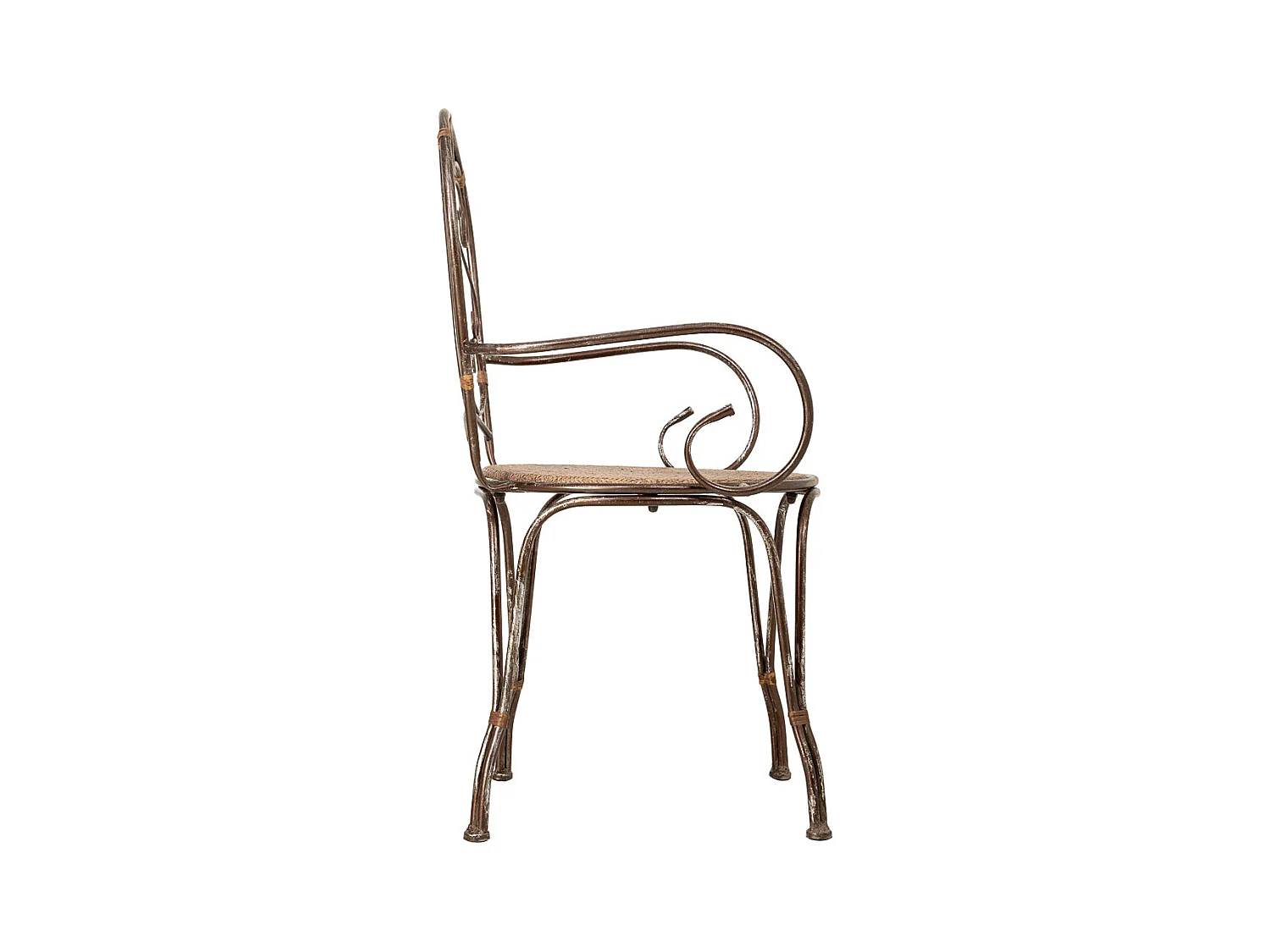 Cadeira em metal 52,7x50,1x45/92,7h cm