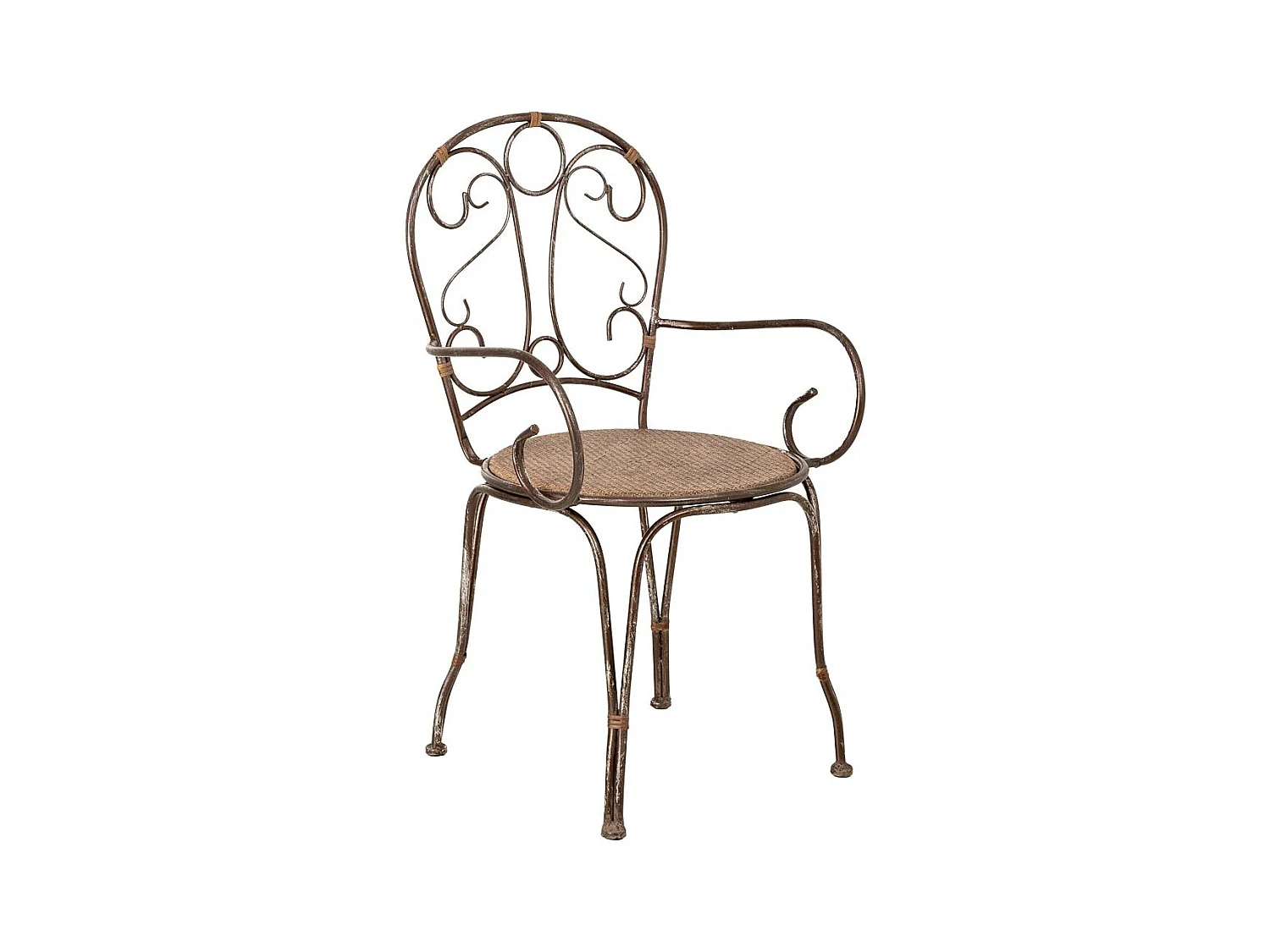 Silla de metal 52.7x50.1x45/92.7h cm