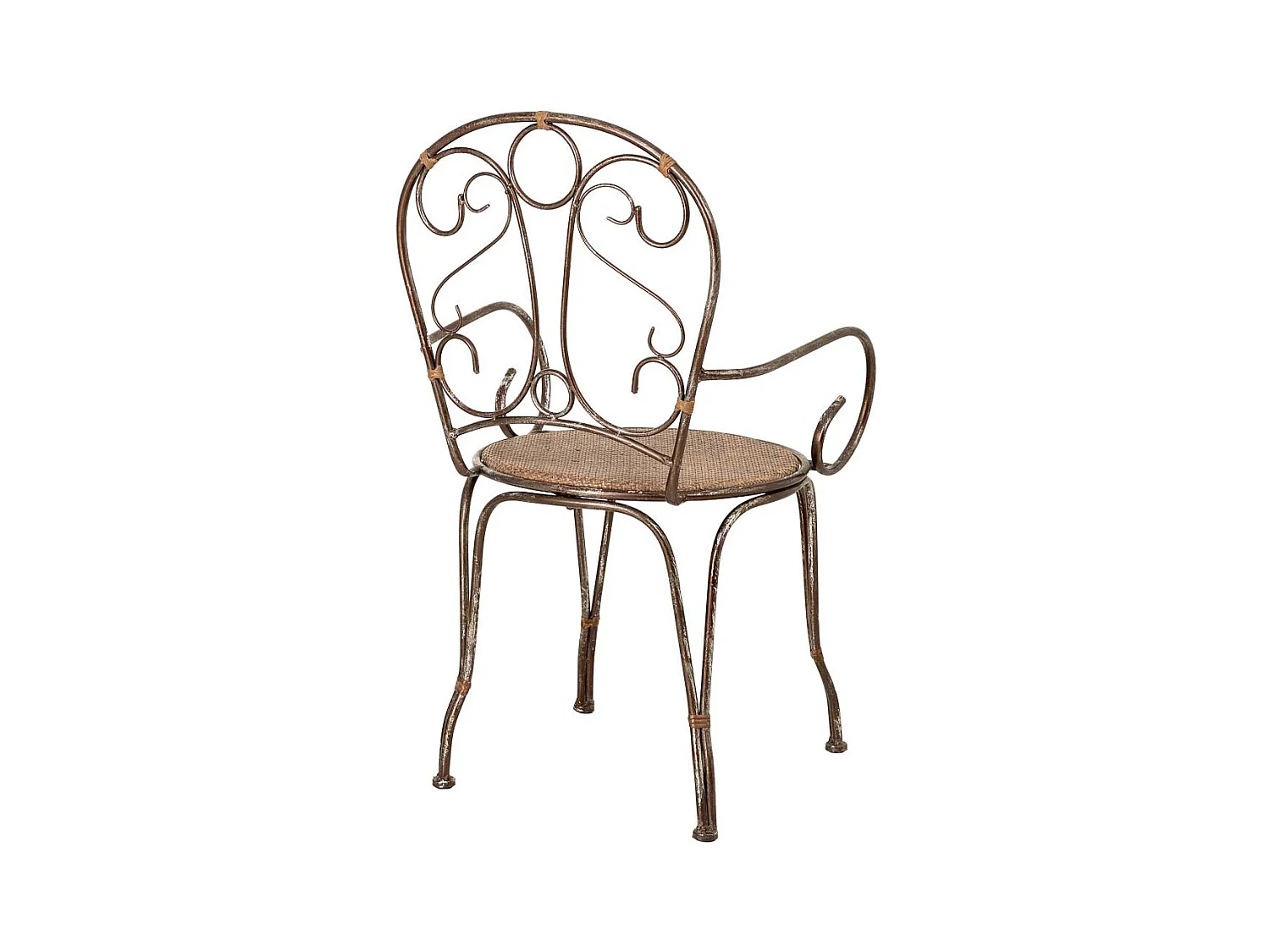 Silla de metal 52.7x50.1x45/92.7h cm