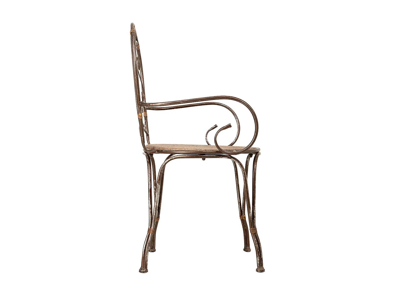 Chaise en métal 52,7x50,1x45/92,7h cm