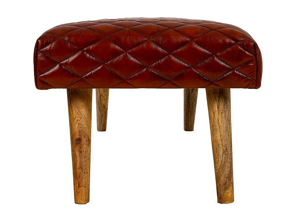 Leren bank met unieke stijl en comfort