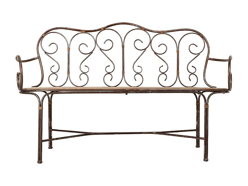 Banco de metal 146.69x55.25x45.09/89.54h cm