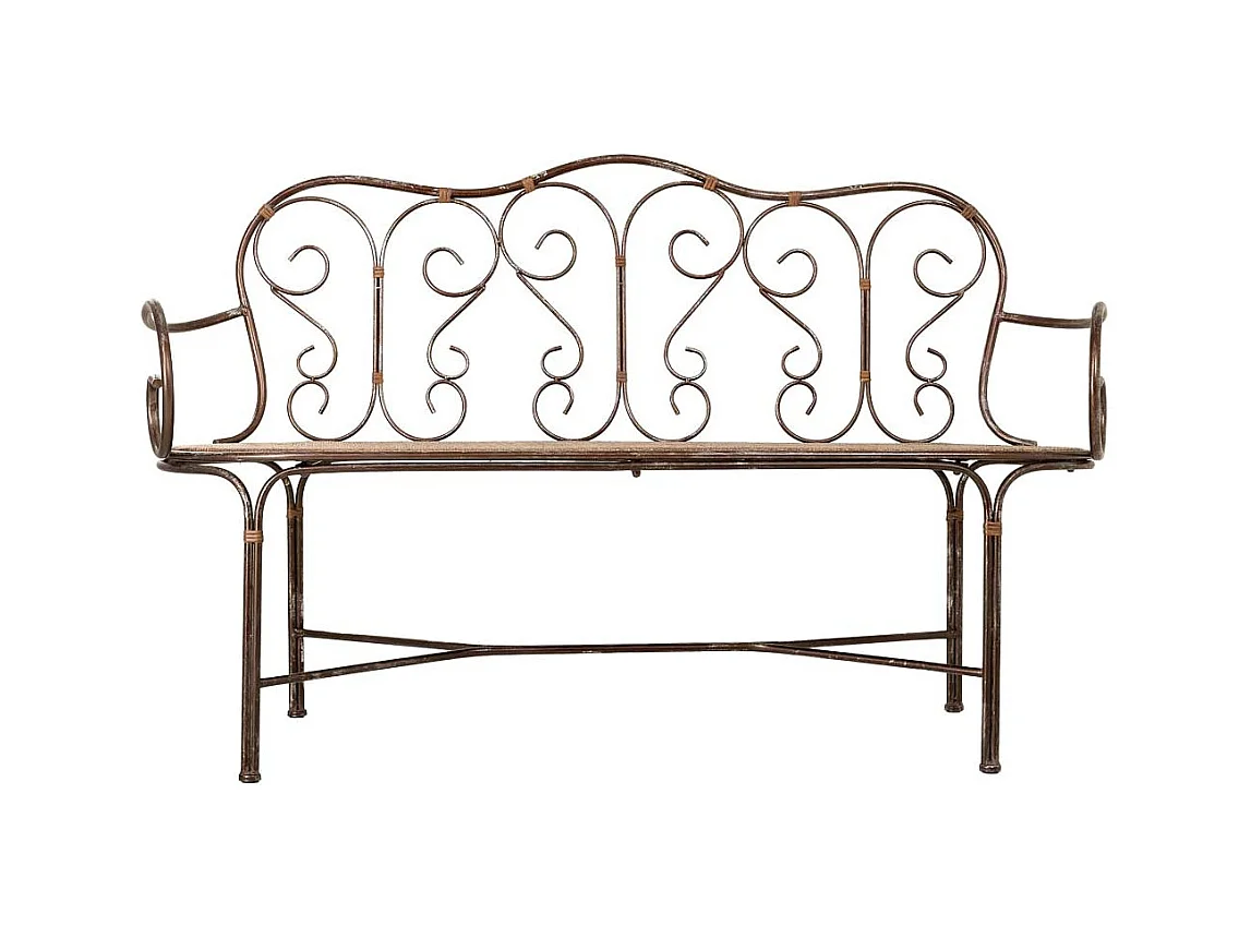 Banco de metal 146.69x55.25x45.09/89.54h cm